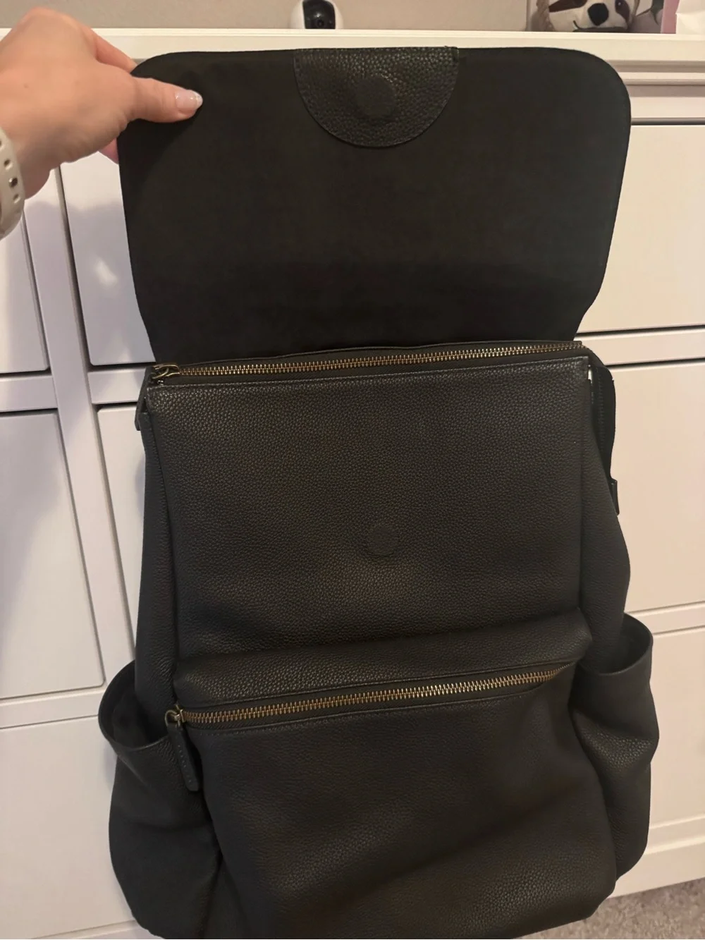 ANDAR The Sydney Leather Backpack - Black